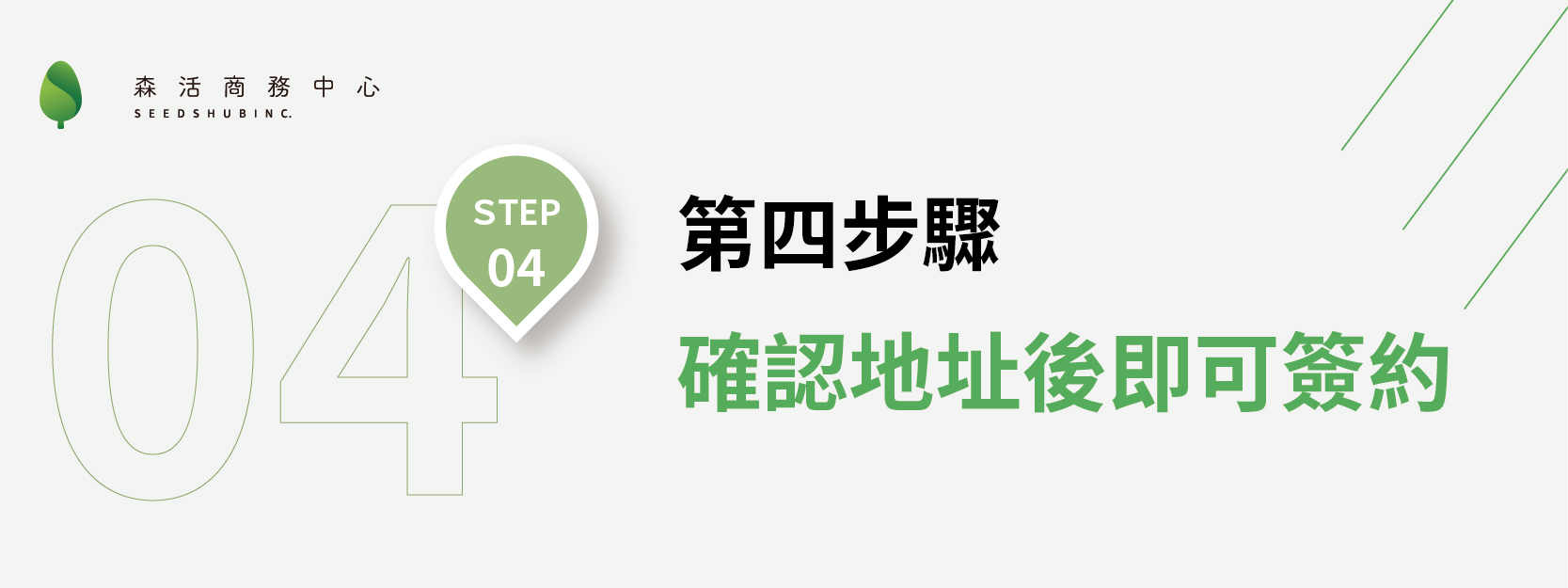 營業地址變更步驟四：確認地址後簽約